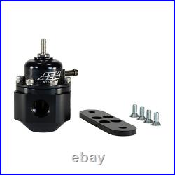 AEM 25-302BK Universal Adjustable Fuel Pressure Regulator Black Up to 1000HP