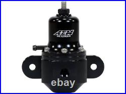 AEM 25-305BK Universal Adjustable Fuel Pressure Regulator Black Anodized