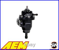 AEM Adj Fuel Pressure Regulator 25-300BK For 86-00 Honda Civic 1.5L & 1.6L