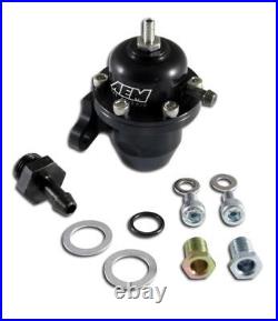 AEM Fuel Pressure Regulator FPR 00-05 S2000 98-02 Accord 96-00 Civic EK 25-301BK