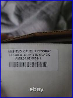 AMS EVO X fuel Pressure Regulator Kit (In Black)