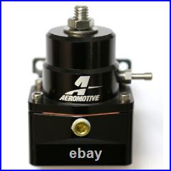 Aeromotive 13109B A1000 EFI Adjustable Fuel Pressure Regulator -6AN Black Finish