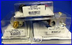 Aeromotive 13130 Fuel Pressure Regulator Gauge Fitting Combo Kit EFI Bypass