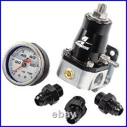 Aeromotive 13130 Fuel Regulator & Fitting Kit (13129 & 3x15606 & 15633 Gauge)