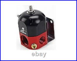 Aeromotive A1000 Carbureted Bypass Fuel Pressure Regulator 3-15 psi Red & Black