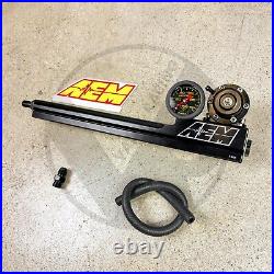 B Series AEM Fuel Rail kit with AEM Style Regulator for Honda Acura B16 B18 B20