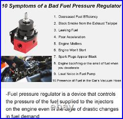 B Series Fuel Pressure Regulator Gauge Rail Line For Honda B16 B18 B20 Civic FPR