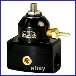 Blox Racing Adjustable Fuel Pressure Regulator System 2 Port Black Universal