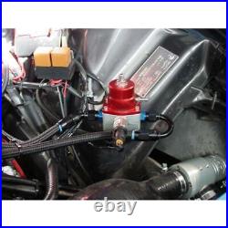 Car Adjustable Fuel Pressure Regulator Kit Aluminum 160PSI Oil Gauge AN6 Fitting