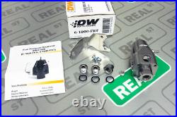 DW DWR1000 Adjustable Fuel Pressure Regulator 30-120PSI 4x 8AN In / 6AN Titanium