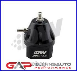 DeatschWerks DWR1000 Adjustable Fuel Pressure Regulator Black 6-1000-FRB