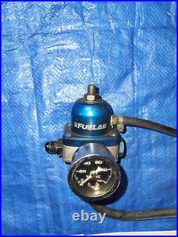 FUEL LAB FUEL PRESSURE REGULATOR FPR 51502-4 BLUE stock#H