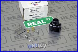 Fuel Lab Black Universal EFI Adjustable 535 Series Mini Fuel Pressure Regulator