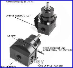 Fuel Pressure Regulator Gauge Rail For Honda/Acura K20 K24 K-Swap Civic K Series