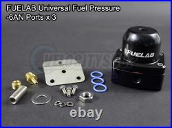 Fuelab 515 Series Universal Fuel Pressure Regulator 25-90 psi -6an ports x 3