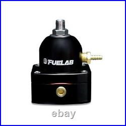 Fuelab Universal Adjustable Mini Fuel Pressure Regulator 25-90psi -6AN In/Return