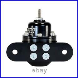 GENUINE AEM Universal Adjustable Fuel Pressure Regulator Black #25-302BK