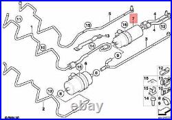 Genuine BMW E65 E66 E67 Fuel Filter With Pressure Regulator OEM 16126754017