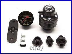 K-TUNED 8AN HP FUEL PRESSURE REGULATOR (FPR) WithFITTING & GAUGE (KTD-FPR-08K)