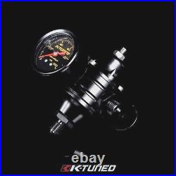 K-TUNED 8AN HP FUEL PRESSURE REGULATOR (FPR) WithFITTING & GAUGE (KTD-FPR-08K)