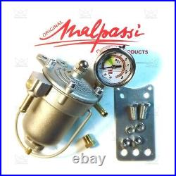 MALPASSI FILTER KING 67mm Fuel Pressure Regulator carburetor Alloy with Gauge