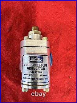 Mallory 4207m Fuel Pressure Regulator Marine