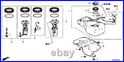 New Genuine Honda Fuel Pressure Regulator Set (2013-2019) OE 17052T0C000