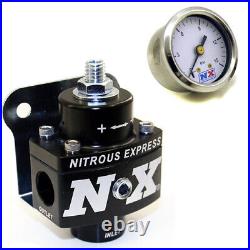 Nitrous Express Fuel Pressure Regulator Non Bypass with Fuel Pressure Gauge