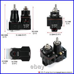PQY Fuel Pressure Regulator 13220 EFI-Carb 5-9 psi Dual Stage Regulator FPR Kit