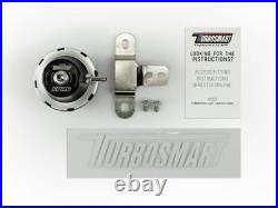 Turbosmart 6AN FPR6 Fuel pressure regulator + gauge Black TS-0404-1022