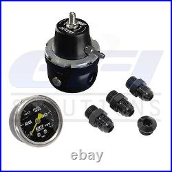 Turbosmart Black FPR6 Fuel Pressure Regulator Kit with AN6 Fittings