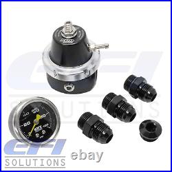 Turbosmart Black FPR8 Fuel Pressure Regulator Kit with AN8 Fittings