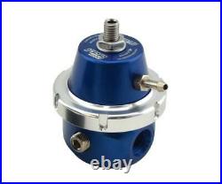 Turbosmart FPR Fuel Pressure Regulator EFI 11 Ratio 35-90PSI Base -6 AN Blue