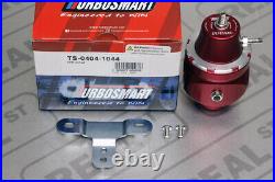 Turbosmart FPR10 Fuel Pressure Regulator EFI 11 35-80 PSI -10 AN Red