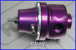 Turbosmart FPR6 Fuel Pressure Regulator EFI 11 35-80 PSI -6 AN Purple